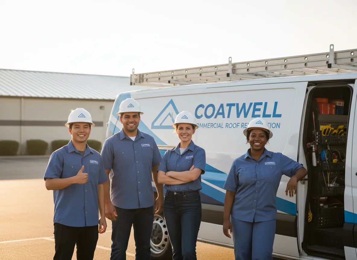 Commercial roof coating company in Encinal, TX